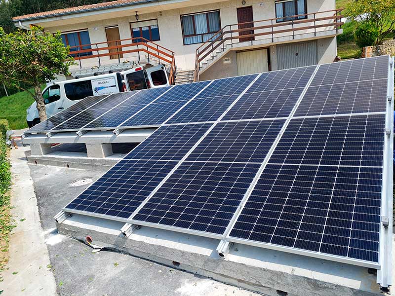 Instalación fotovoltaica en San Mames de Meruelo