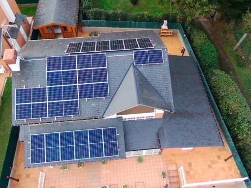 Instalación fotovoltaica placas solares 10kw en Islares Cantabria